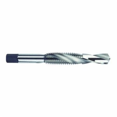 MORSE Combination Drill and Tap, Spiral Flute, Series 2080, 01545 Drill, 1024 Thread, 1332 Drill Le 38608